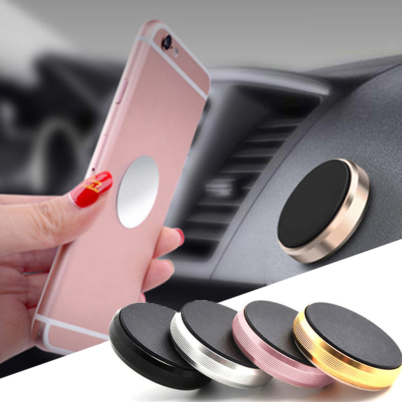 Car Mount Phone - 360度回転式マグネット式車載ホルダー iPhone/Xiaomi対応 マグネットマウント 携帯電話/スマホ用 壁掛け/ナイトスタンド対応 GPS対応