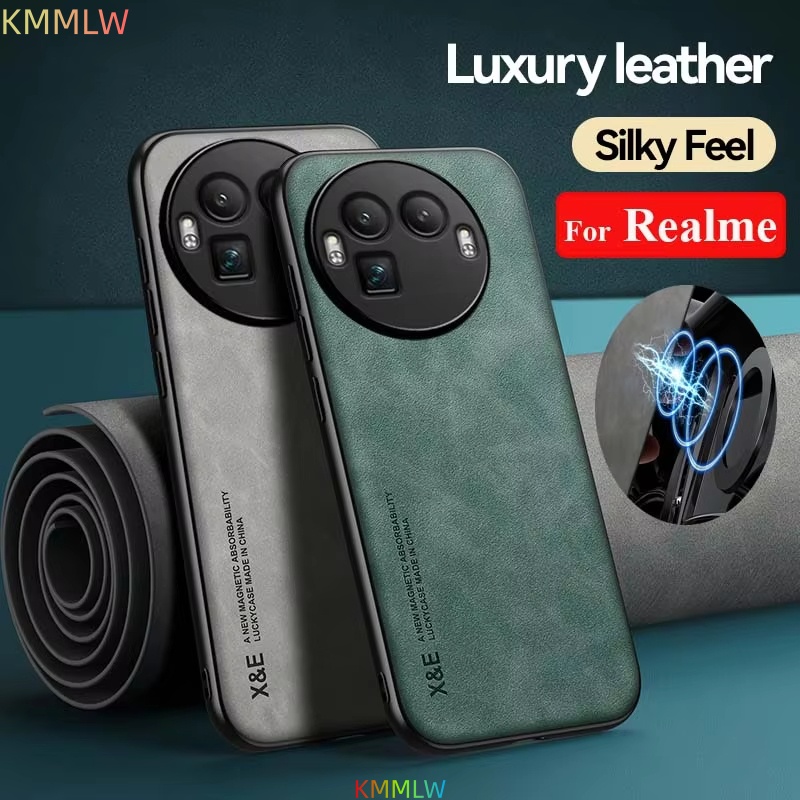Car Mount Phone - 耐衝撃ケース Realme GT8 Pro 保護カバー磁気カーホルダー電話 Coque