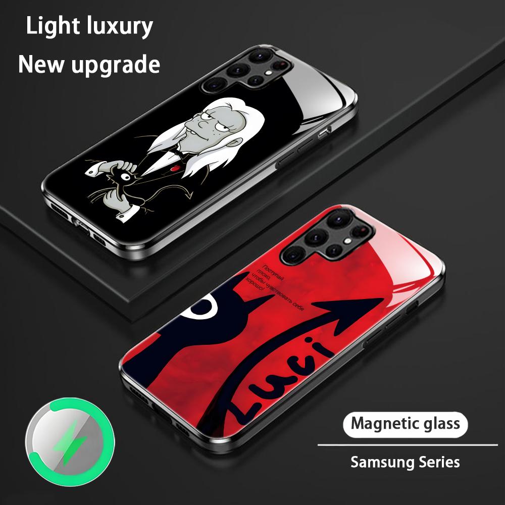 Magnetic Phone Case - ルシ・ディセンチャンクション アニメスマホケース サムスン S26 S25 S24
