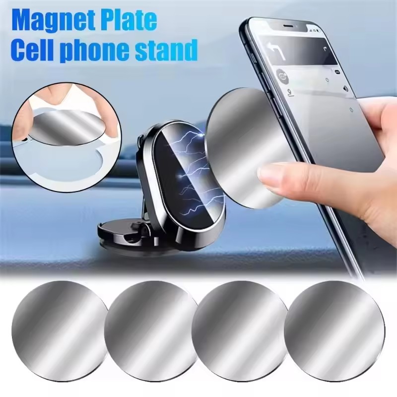 1/50個入り 磁気金属プレート 磁気式車載携帯電話ホルダー - Car Mount Phone のレビューと価格