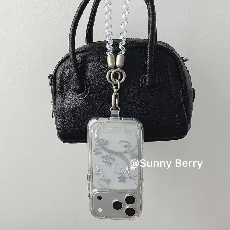 ファッションシンプルな花柄Y2Kグリッターフォンケース iP - Magnetic Phone Case のレビューと価格