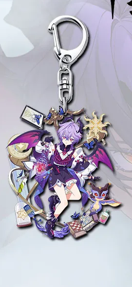 デュリンテーマ原神インパクトコスプレアクリルフィギュアデスク - Phone Accessories Keychain のレビューと価格