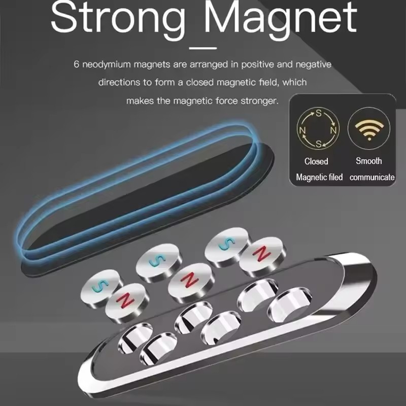金属製磁気式スマホホルダー 磁気式車載スマホホルダー スタン - Car Mount Phone のレビューと価格
