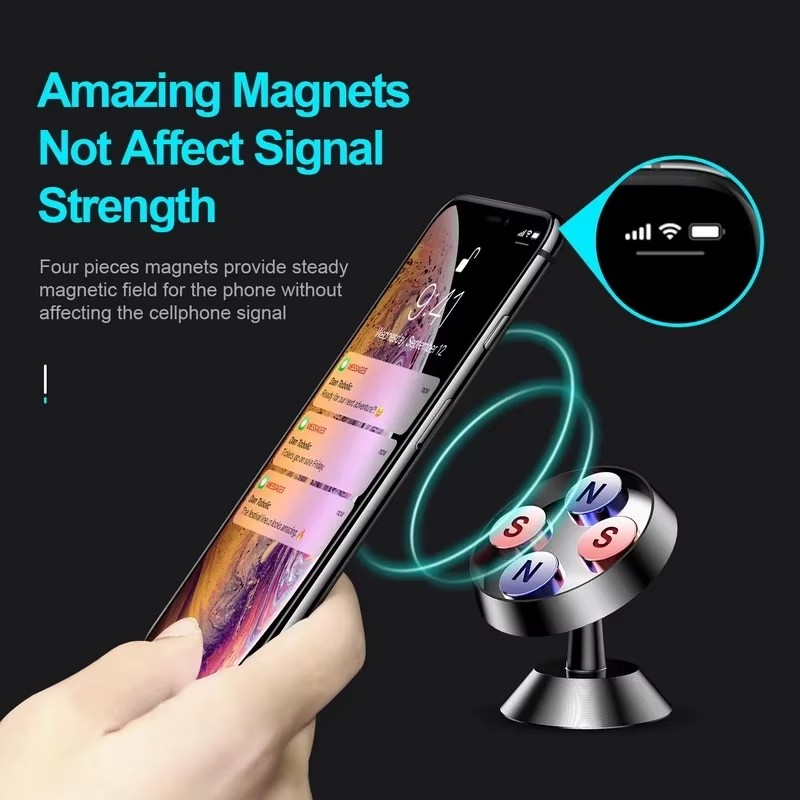 マグネット式車載携帯電話ホルダー マグネットマウントブラケッ - Car Mount Phone のレビューと価格