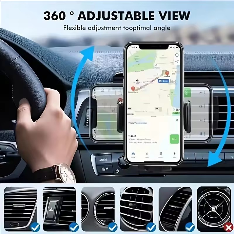 ユニバーサルカーフックベースフォンホルダー 重力式モバイルス - Car Mount Phone のレビューと価格