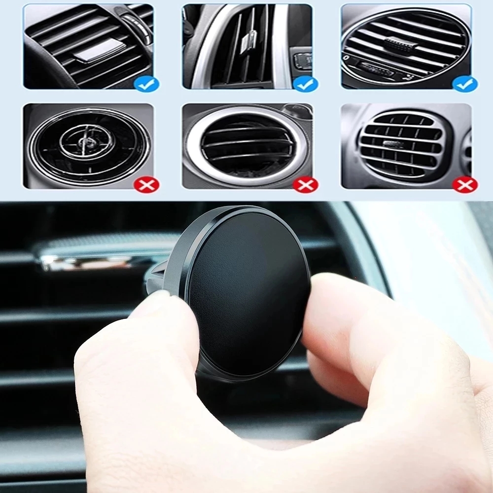 車載用マグネット式携帯電話ホルダー、iPhone 14、13 - Car Mount Phone のレビューと価格