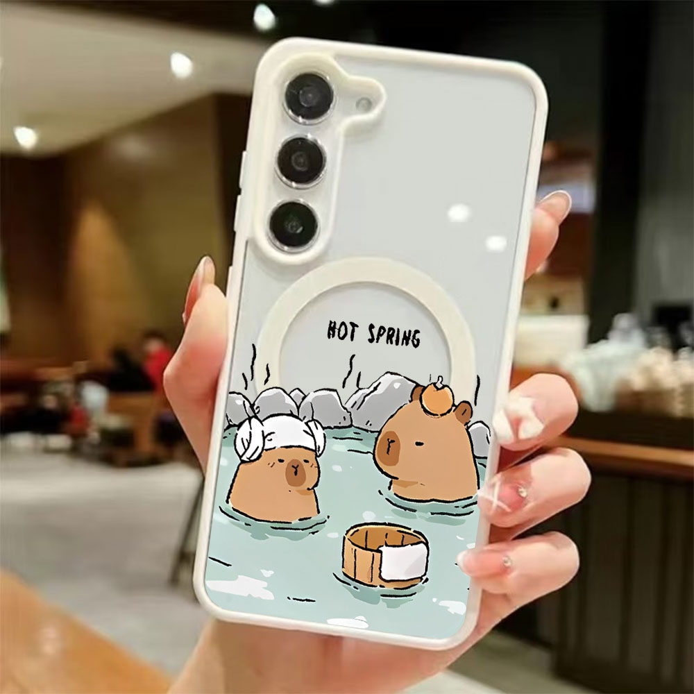 カラートランスペアレント磁気吸着スマホケース Samsung - Magnetic Phone Case のレビューと価格