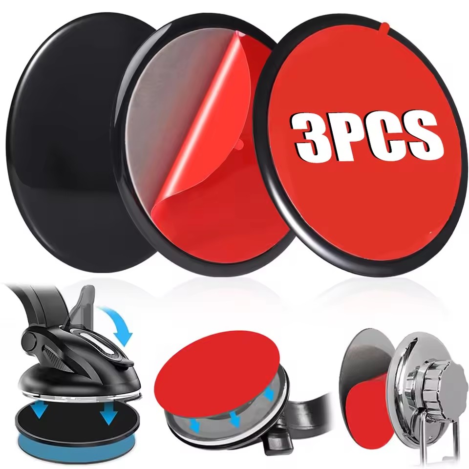 ユニバーサルダッシュボード粘着パッドセット、吸盤グリップカー - Car Mount Phone のレビューと価格