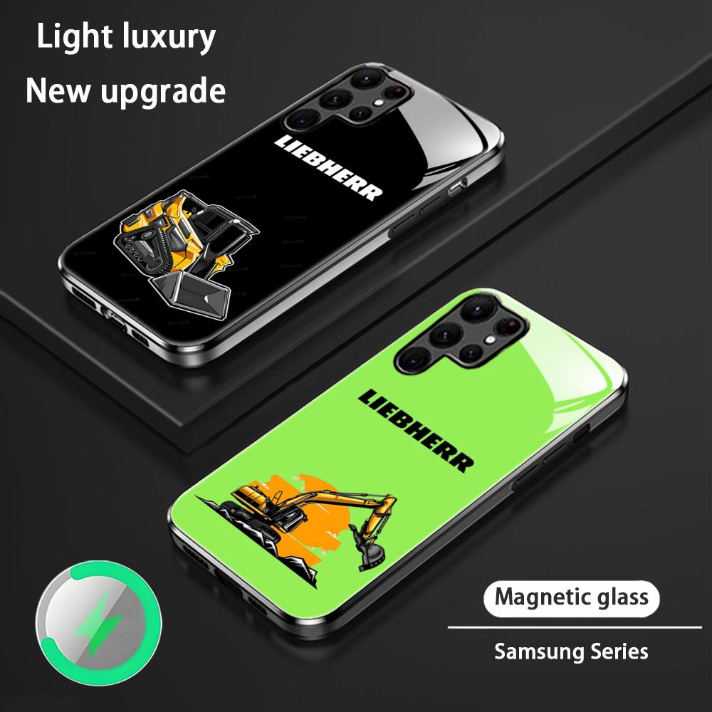 ロゴ入りL-liebherr掘削機デザインスマホケース サム - Magnetic Phone Case のレビューと価格
